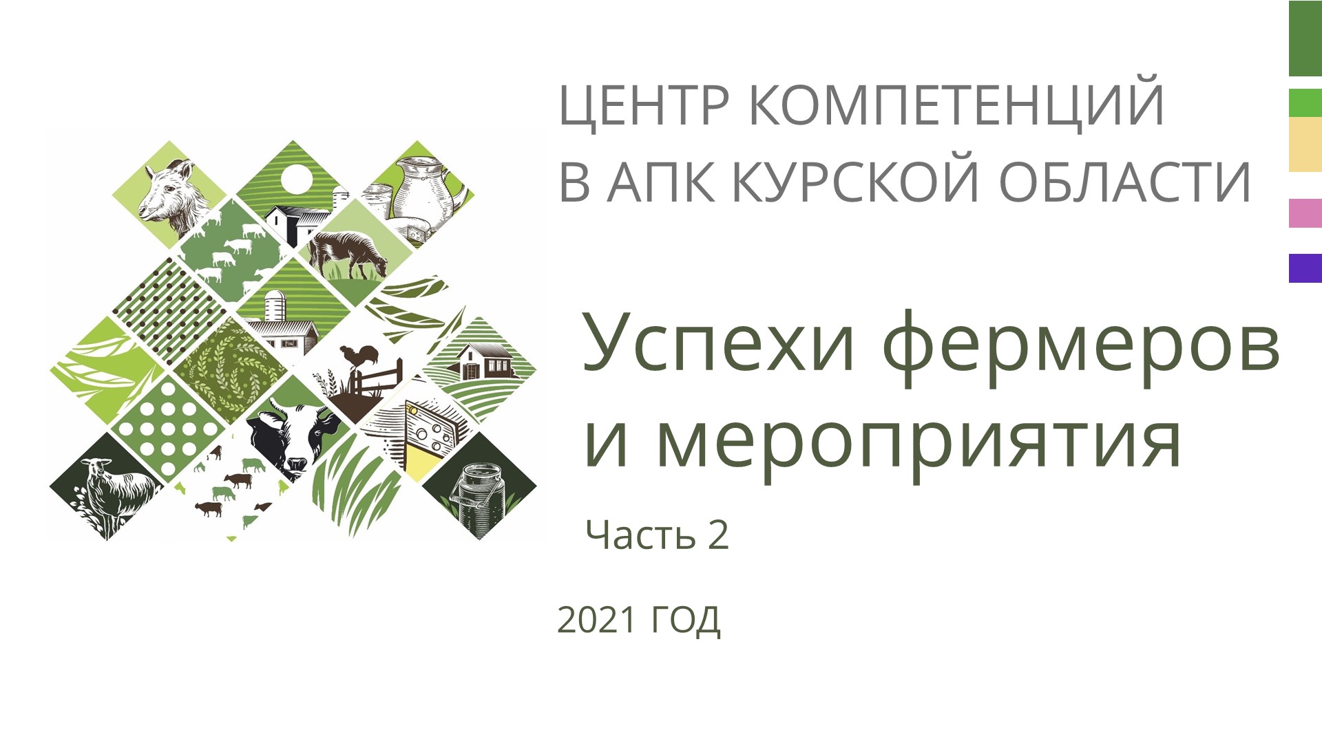 Работа Центра компетенций в АПК Курской области за 2021 год
